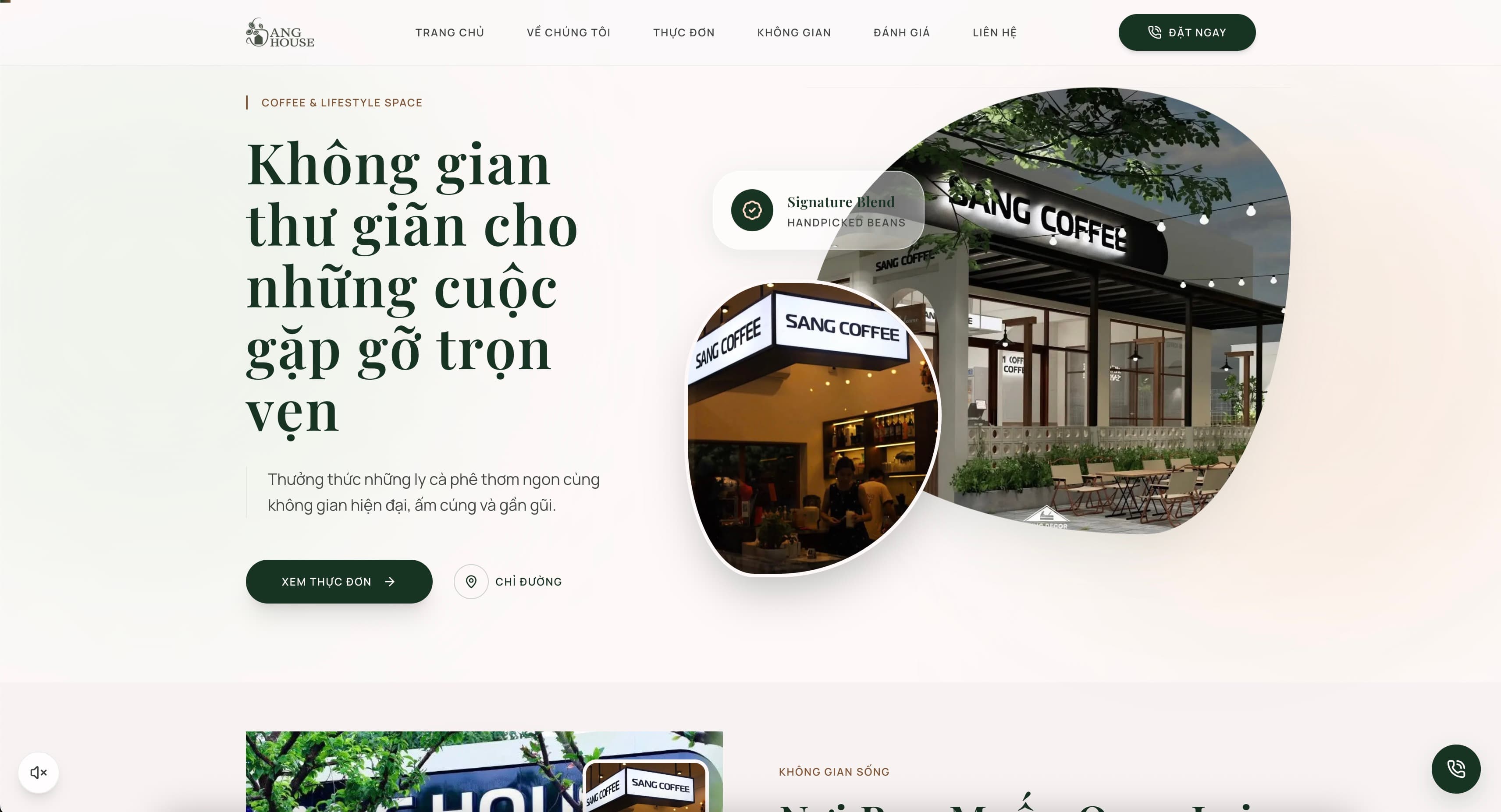 Sang House — wedding studio website